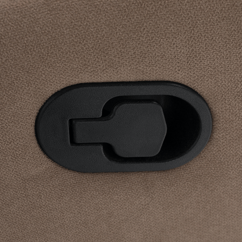 Relax forgószék fotel, szürkésbarna taupe, MEKENZI