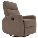 Relax forgószék fotel, szürkésbarna taupe, MEKENZI