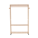 Szekrény szervező, természetes bambusz, MELAR