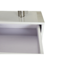 Dohányzó asztal , fehér fény/tölgy sonoma, MELIDA