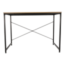 Íróasztal tölgy/fekete, 90x60 cm, MELLORA