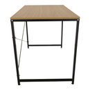 Íróasztal tölgy/fekete, 100x60 cm, MELLORA