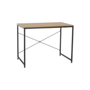 Íróasztal tölgy/fekete, 90x60 cm, MELLORA