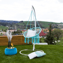 Függő szék, pamut+fém/menta, AMADO 2 NEW