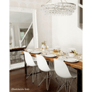 Szék, fehér / króm, METAL 2 NEW