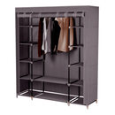 Szekrény szervező, anyag/fém, barna, METIN VNW15