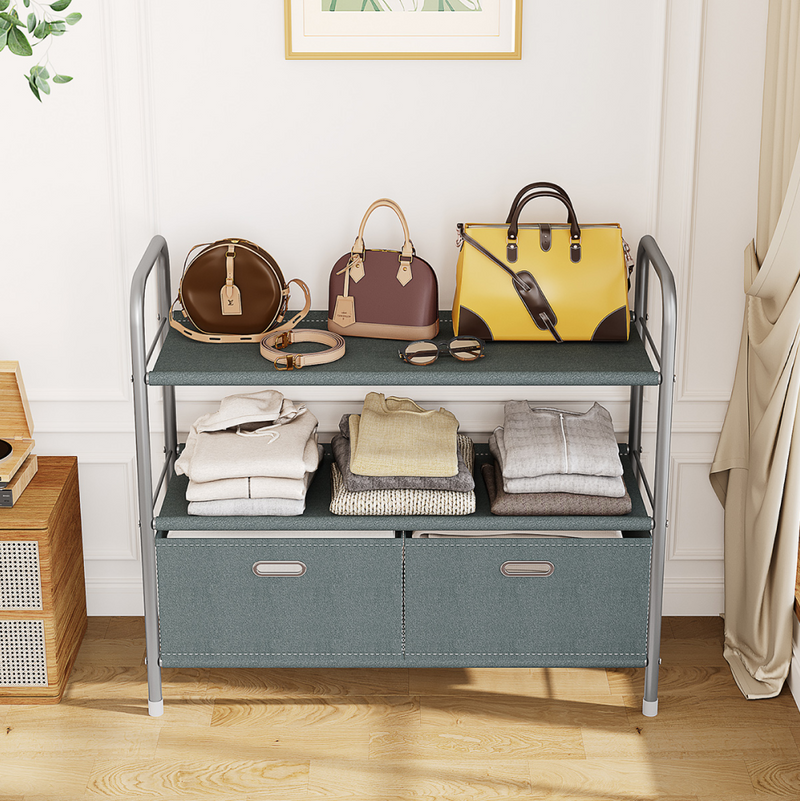 Polcállvány, szürke, METODA