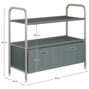 Polcállvány, szürke, METODA