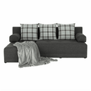 Sarokülőgarnitúra készlet, szürke melír /párnák minta, bal, MEXX NEW