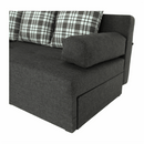 Sarokülőgarnitúra készlet, szürke melír /párnák minta, bal, MEXX NEW