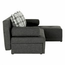 Sarokgarnitúra készlet, szürke melír / mintázott, jobb, MEXX