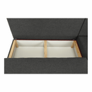 Sarokgarnitúra készlet, szürke melír / mintázott, jobb, MEXX