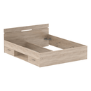 Ágykeret, 160x200, sonoma tölgyfa, MICHIGAN NEW