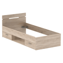 Ágykeret, 90x200, sonoma tölgyfa, MICHIGAN NEW