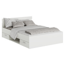 Ágykeret, 140x200, fehér, MICHIGAN NEW