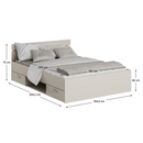 Ágykeret, 140x200, kasmír, MICHIGAN NEW