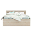 Ágykeret, 160x200, sonoma tölgyfa, MICHIGAN NEW