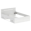 Ágykeret, 140x200, fehér, MICHIGAN NEW