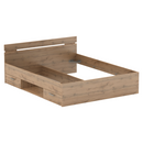 Ágykeret, 160x200, wotan tölgy, MICHIGAN NEW