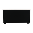 Ágy ágyráccsal, 160x200, fehér textilbőr, MIKEL