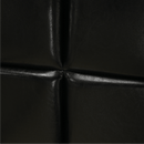 Ágy ágyráccsal, 160x200, fekete textilbőr, MIKEL