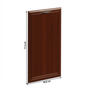 Előlap mosogatógéphez, 44,6x71,3, dió Milano, SICILIA