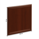 Előlap mosogatógéphez, 59,6x57, dió Milano, SICILIA