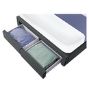 Ágy ráccsal, 180x200, szürke, MILARA