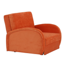 Széthúzható fotel, narancssárga, MILI 1