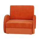 Széthúzható fotel, narancssárga, MILI 1