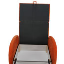 Széthúzható fotel, narancssárga, MILI 1