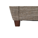 Fotel, barna/ sötétbézs, MILO