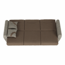 3-ülés ágyfunkcióval, barna, MILO 3-Ülés