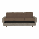 3-ülés ágyfunkcióval, barna, MILO 3-Ülés