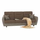 3-ülés ágyfunkcióval, barna, MILO 3-Ülés