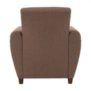 Fotel, sötétbézs, MILO