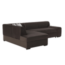 Ülőgarnitúra, barna, balos, MINERVA