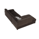 Ülőgarnitúra, barna, balos, MINERVA