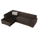 Ülőgarnitúra, barna, balos, MINERVA