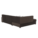 Ülőgarnitúra, barna, balos, MINERVA