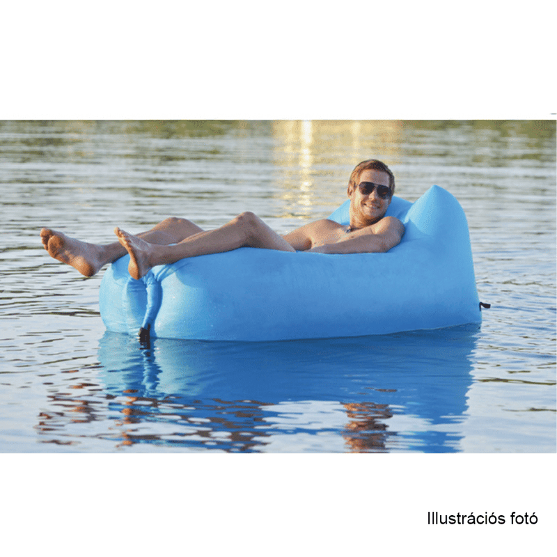Felfújható babzsák/lazy bag, kék, LEBAG