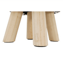 Puff kistehén alakban, Velvet anyag fehér/fekete/natúr, MOLLY