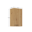 Felső szekrény, artisan tölgy, MONRO 40 G-72 1F