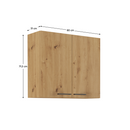 Felső szekrény, artisan tölgy, MONRO 80 G-72 2F