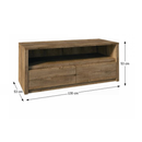 TV asztal / szekrényke, tölgyfa lefkas, MONTANA