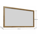 Tükör, tölgyfa lefkas, MONTANA LS 3707