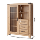 Vitrin 1W3S, wotan tölgy, MORATIZ