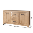 Komód 2D3S, wotan tölgy, MORATIZ