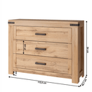 Komód 3S, wotan tölgy, MORATIZ