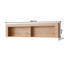 Fali polc 160, wotan tölgy, MORATIZ